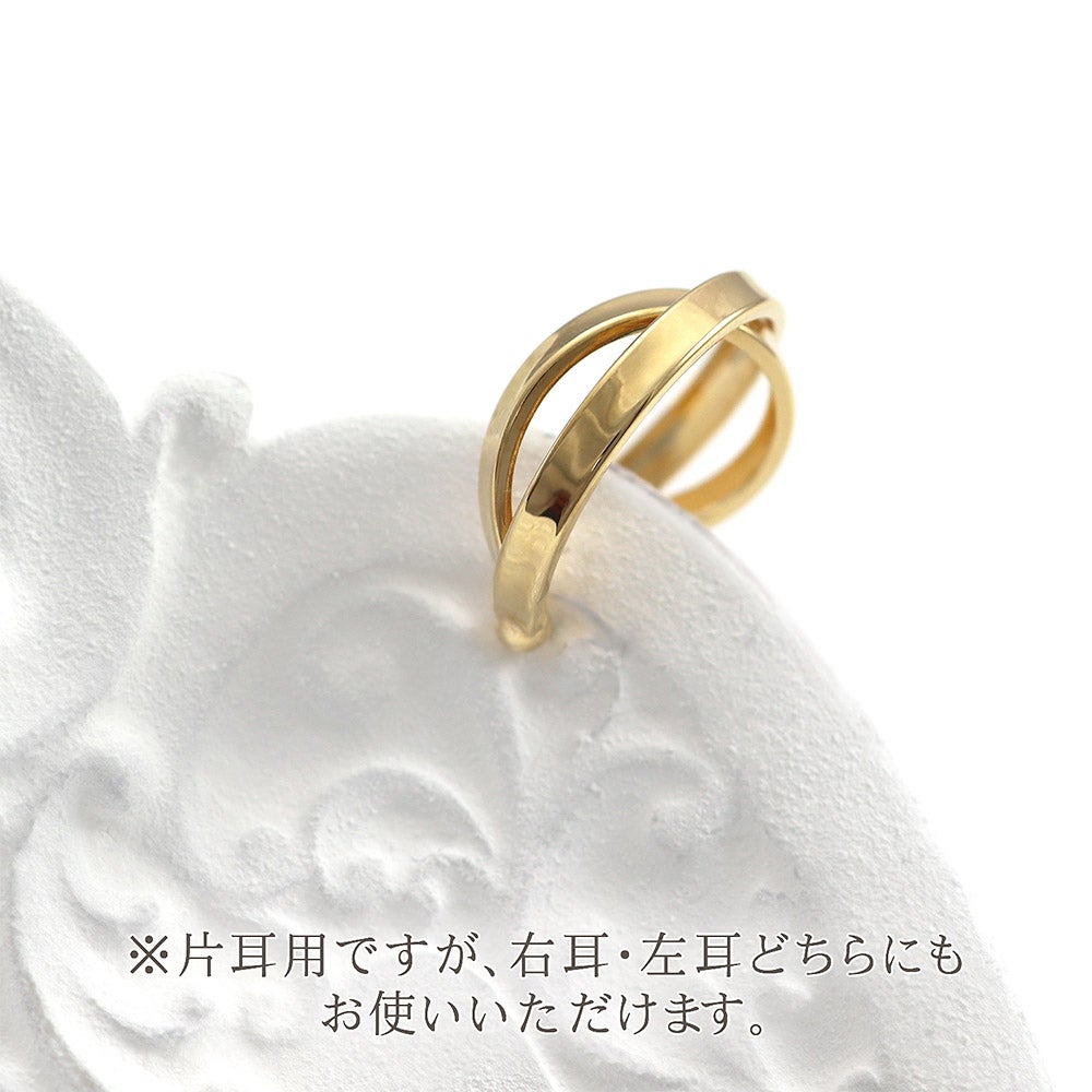 K18YG クロス イヤーカフ_04