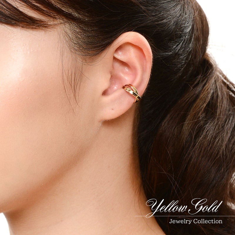 K18YG クロス イヤーカフ_05