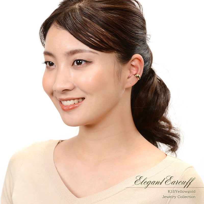 K18YG 甲丸 イヤーカフ_09