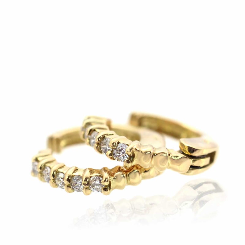 K18YG ダイヤモンド フープイヤリング_09