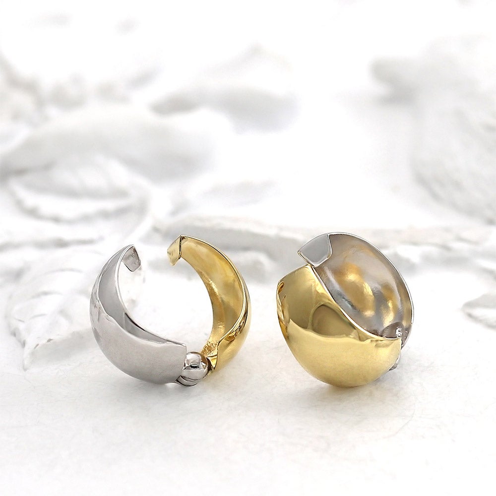 K18YG/K14WG リバーシブル フープ ピアリング_11