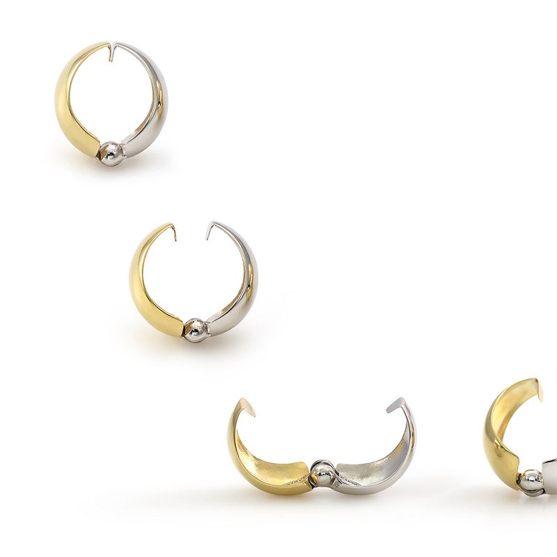 K18YG/K14WG リバーシブル フープ ピアリング_12