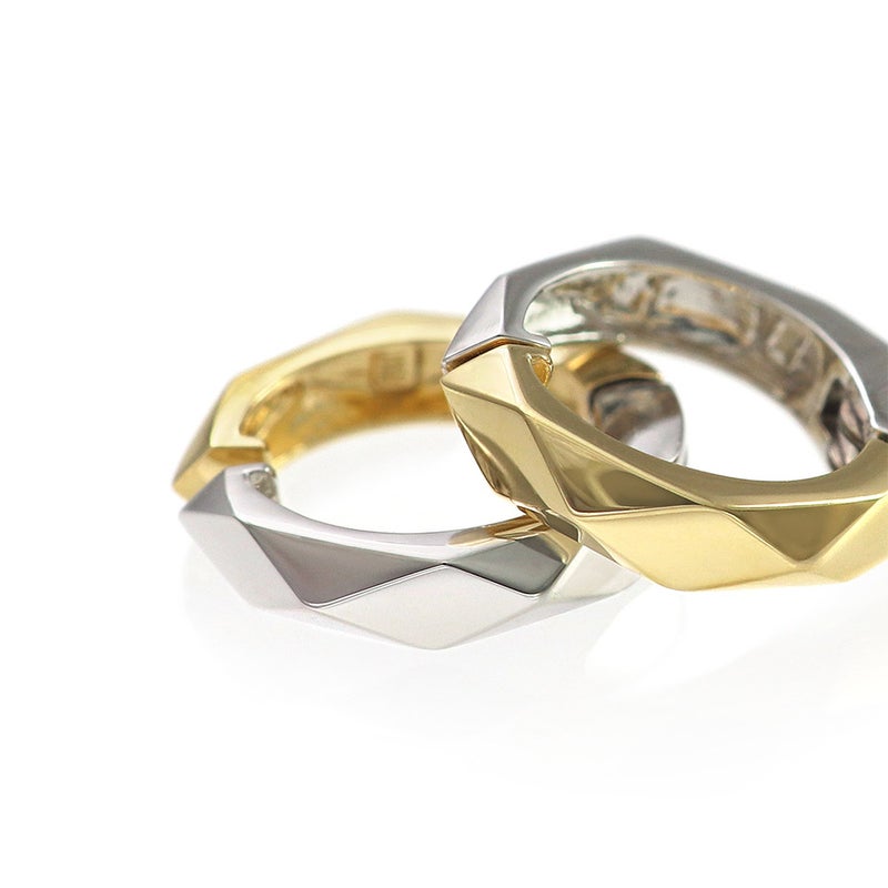 K18YG/K14WG リバーシブル フープ ピアリング_05