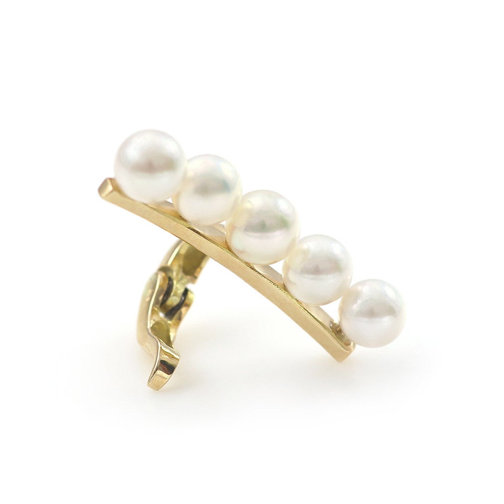 K18YG アコヤ真珠 イヤーカフ_03