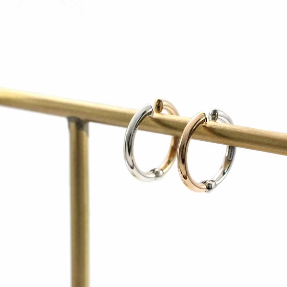 K18PG/K14WG リバーシブル フープ ピアリング_02