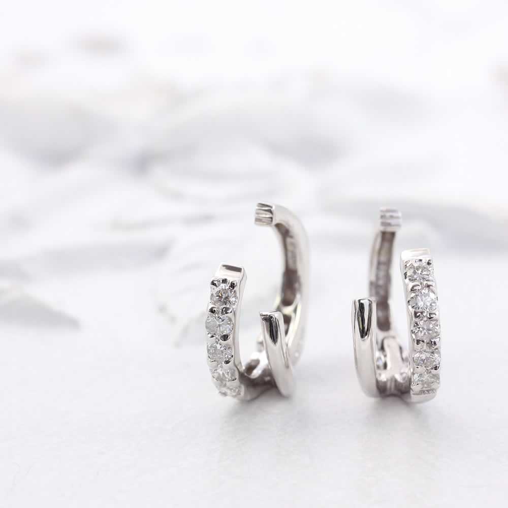 K18WG ダイヤモンド イヤリング_02