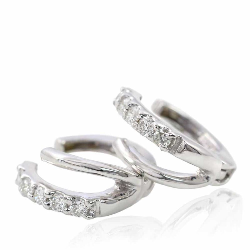 K18WG ダイヤモンド イヤリング_09