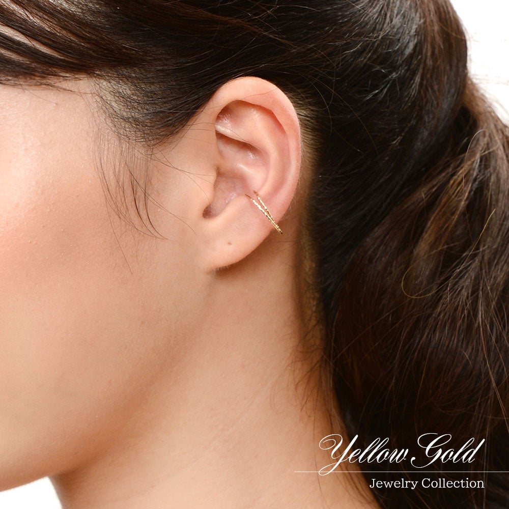 K18YG クロスフープ イヤーカフ_05