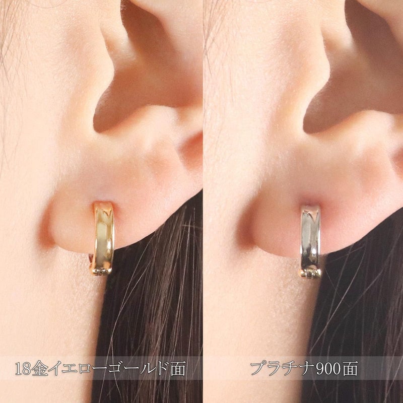 K18YG/Pt900 リバーシブル ピアリング_04