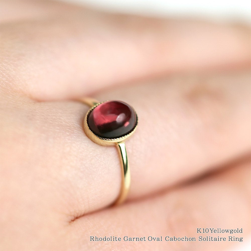 K10YG ロードライトガーネット リング_05