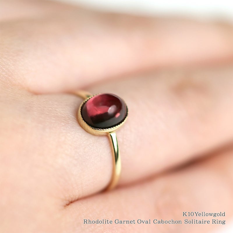 K10YG ロードライトガーネット リング_05