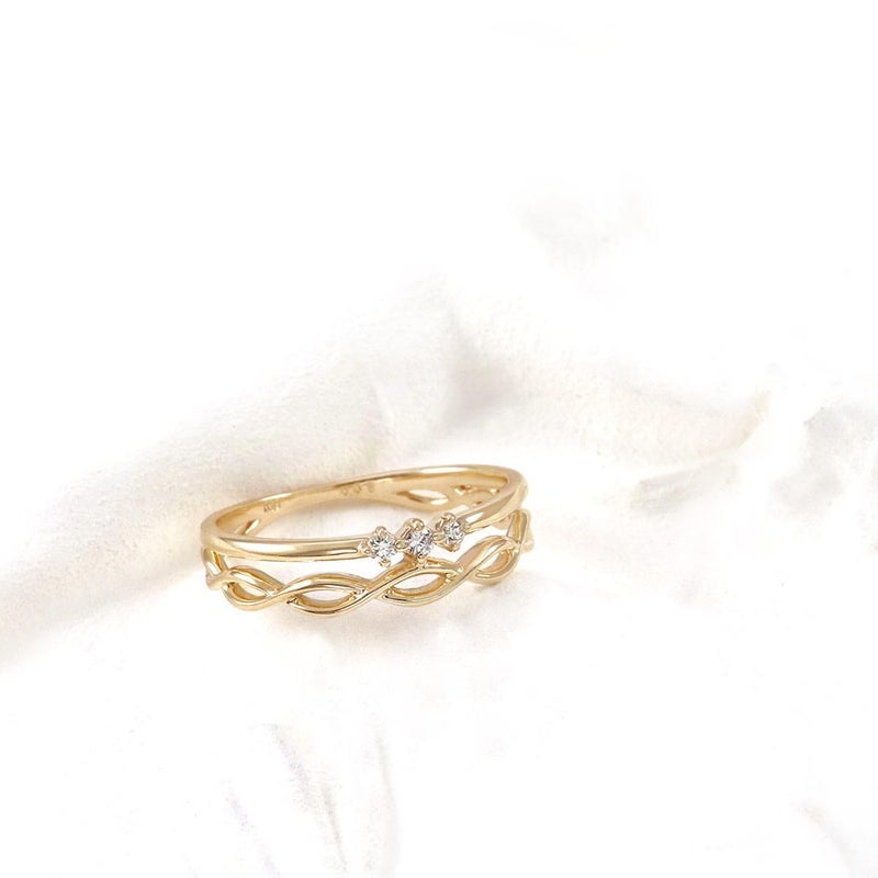 K10YG ダイヤモンドピンキーリング_03