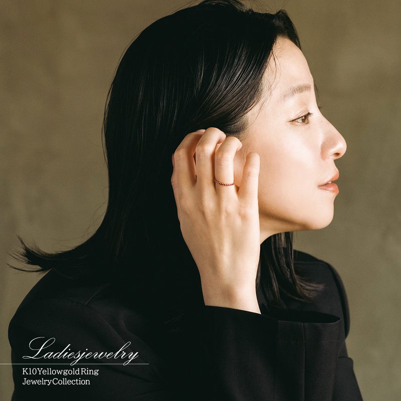 K10YG ルビー リング_10