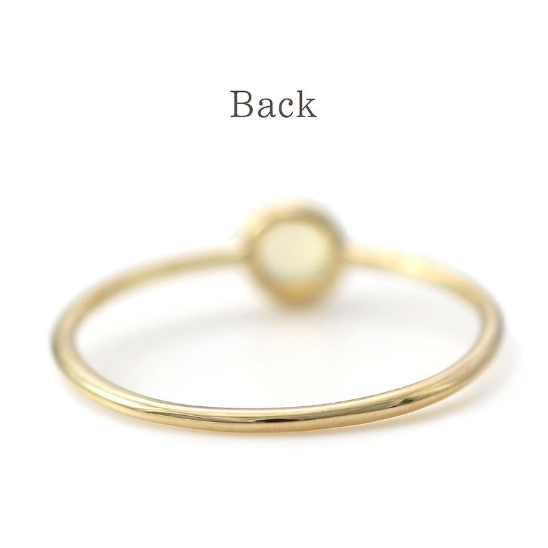 K10YG オパール リング 10月誕生石_10