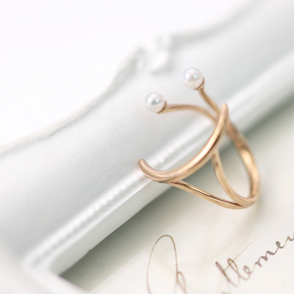 K10PG アコヤ真珠 スマイルリング_10
