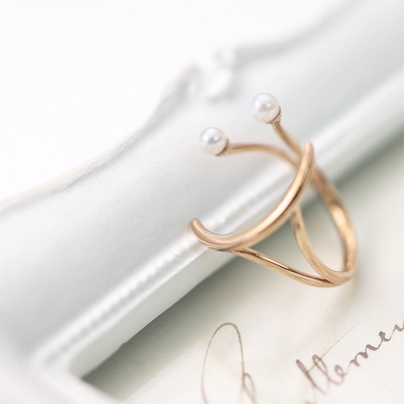 K10PG アコヤ真珠 スマイルリング_10