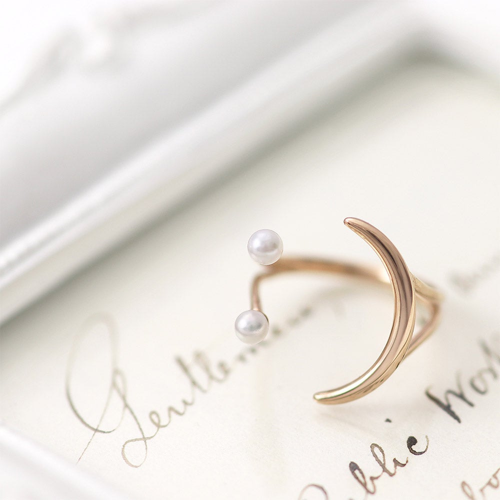 K10PG アコヤ真珠 スマイルリング_12