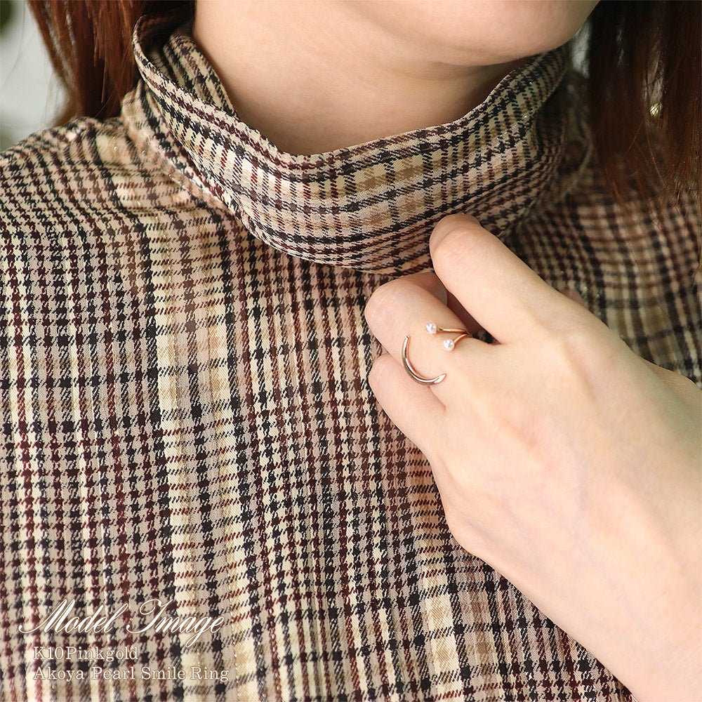 K10PG アコヤ真珠 スマイルリング_14