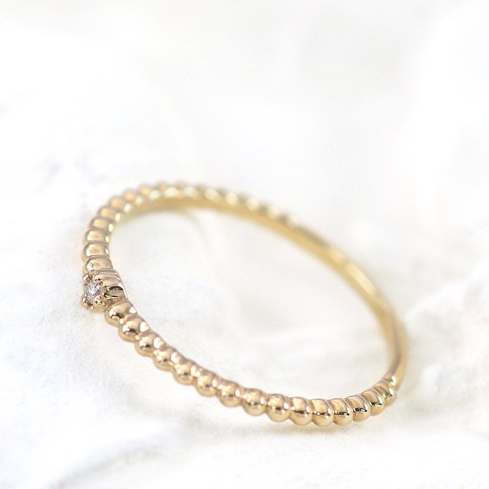 K10YG 一粒ダイヤモンド リング_02