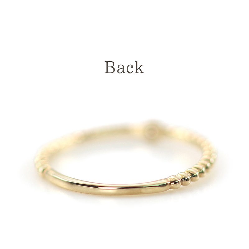 K10YG 一粒ダイヤモンド リング_09