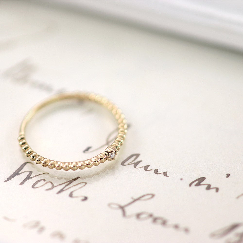 K10YG 一粒ダイヤモンド リング_12