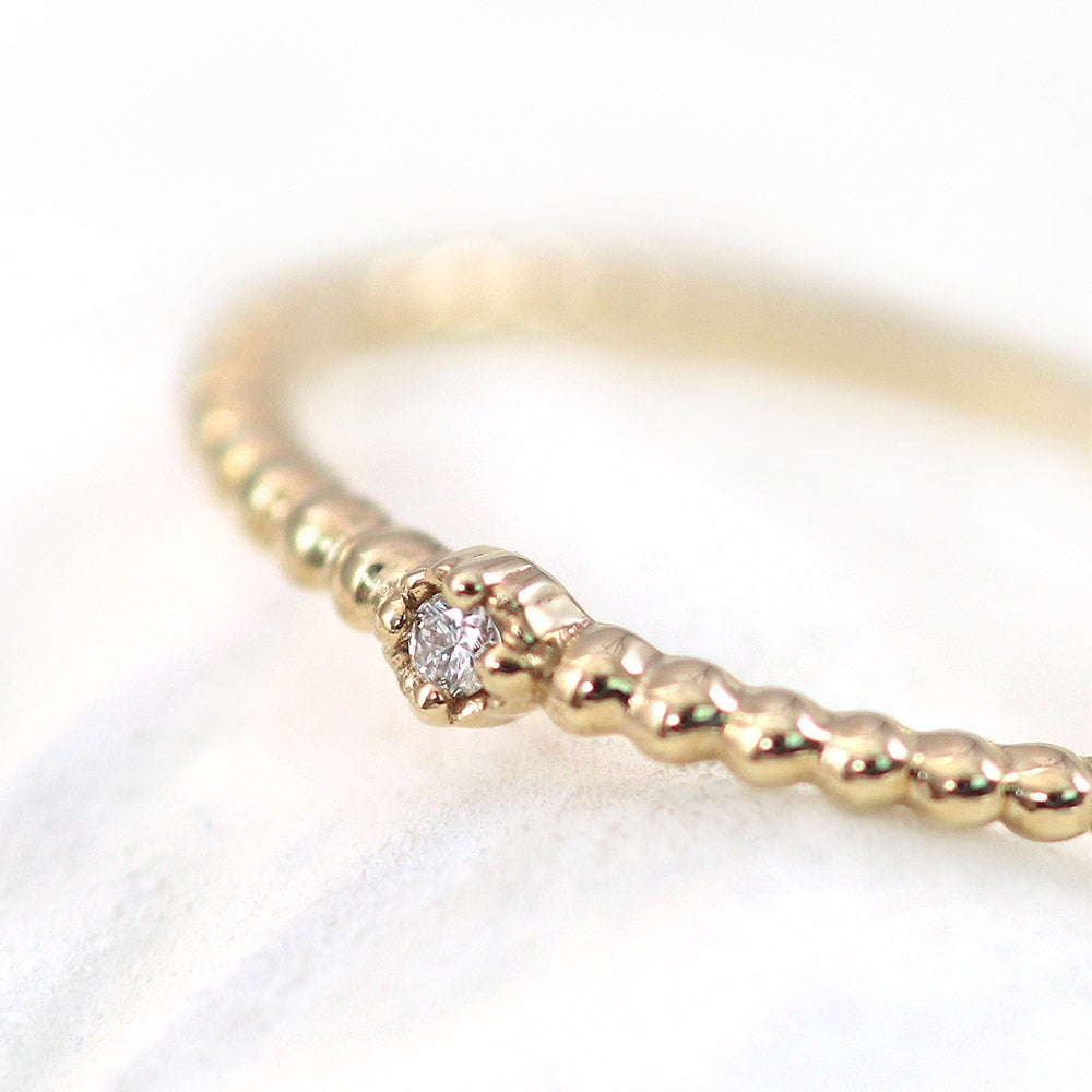 K10YG 一粒ダイヤモンド リング_13