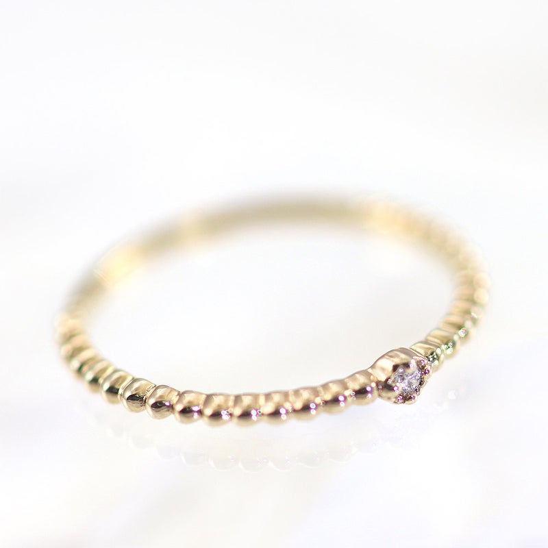 K10YG 一粒ダイヤモンド リング_14