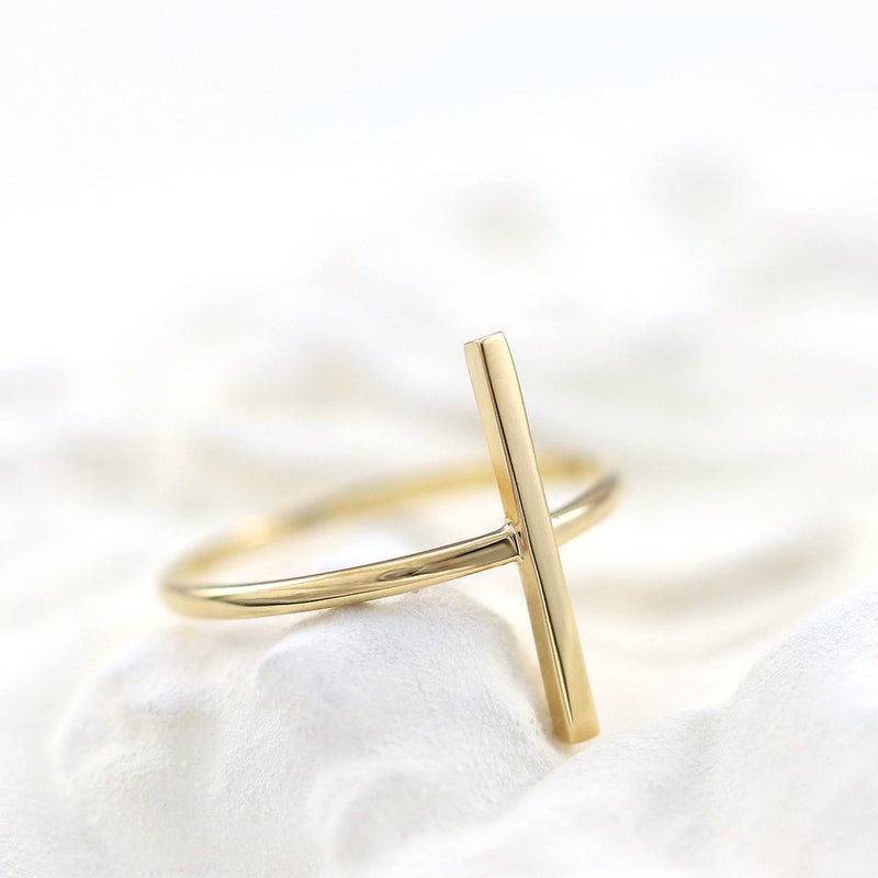 K10YG バーモチーフ ピンキーリング_02