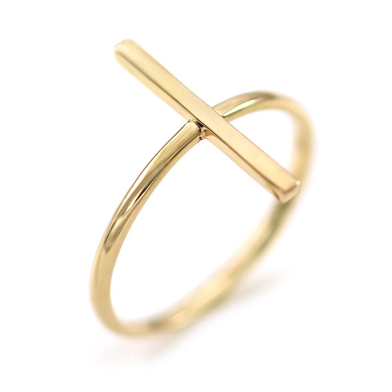 K10YG バーモチーフ ピンキーリング_04