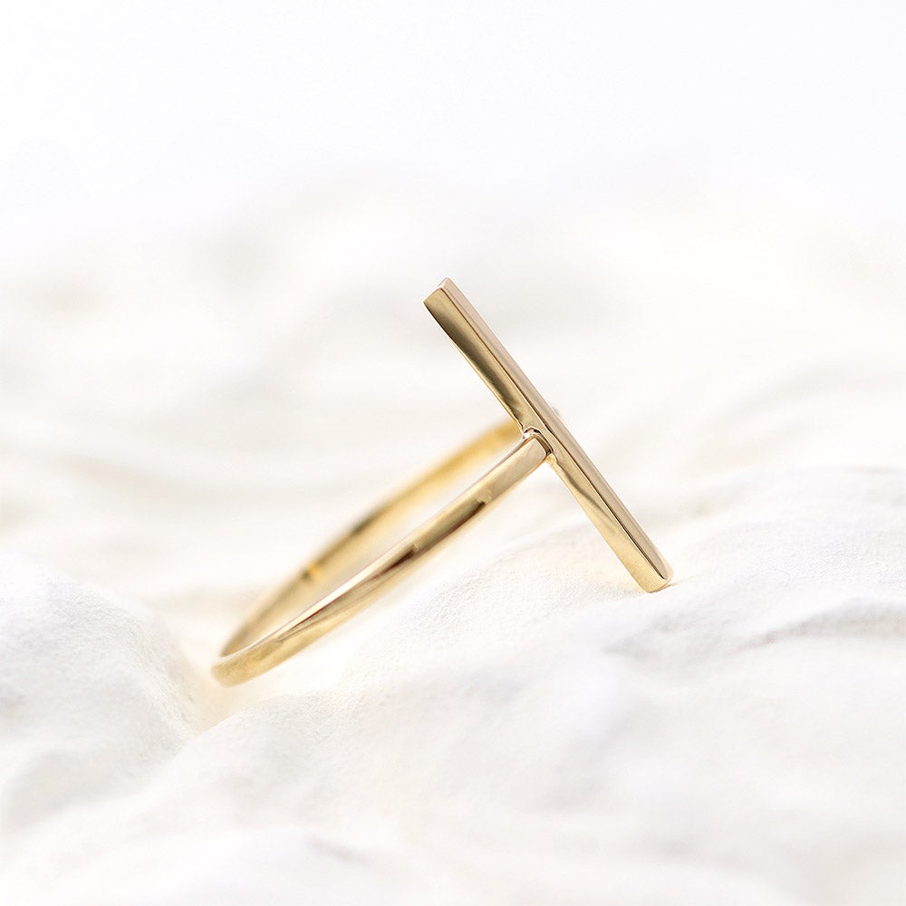 K10YG バーモチーフ ピンキーリング_14