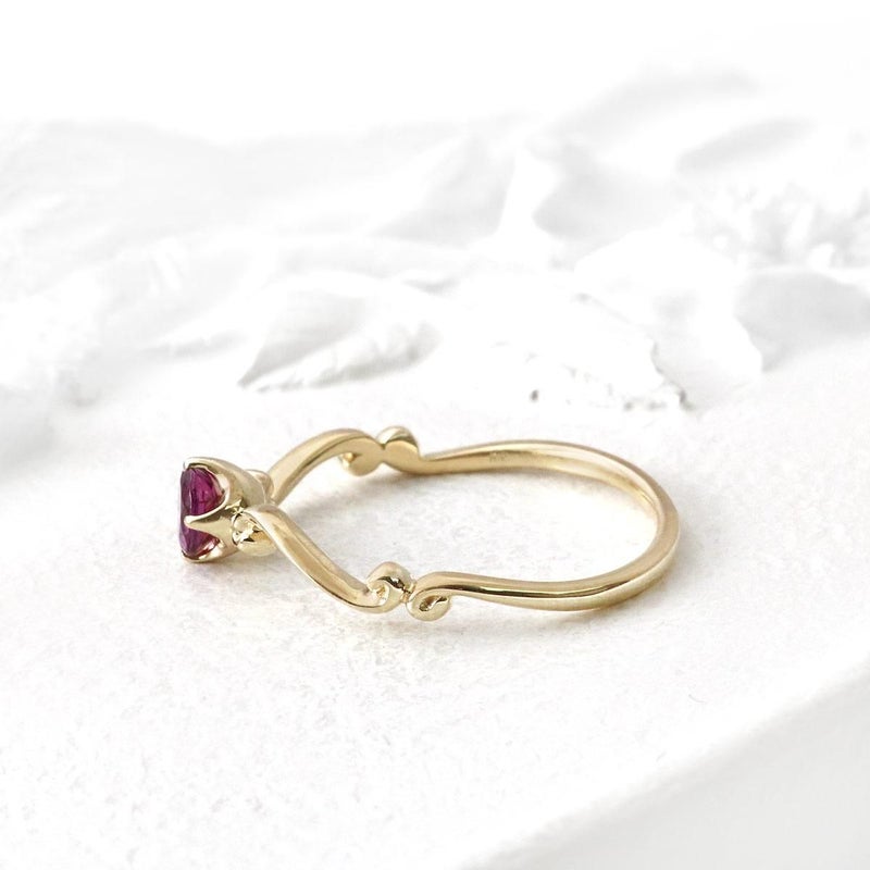 K10YG ロードライトガーネットリング_09