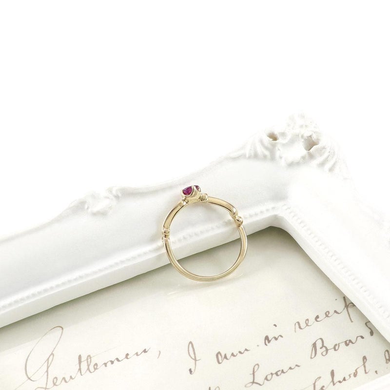 K10YG ロードライトガーネットリング_10