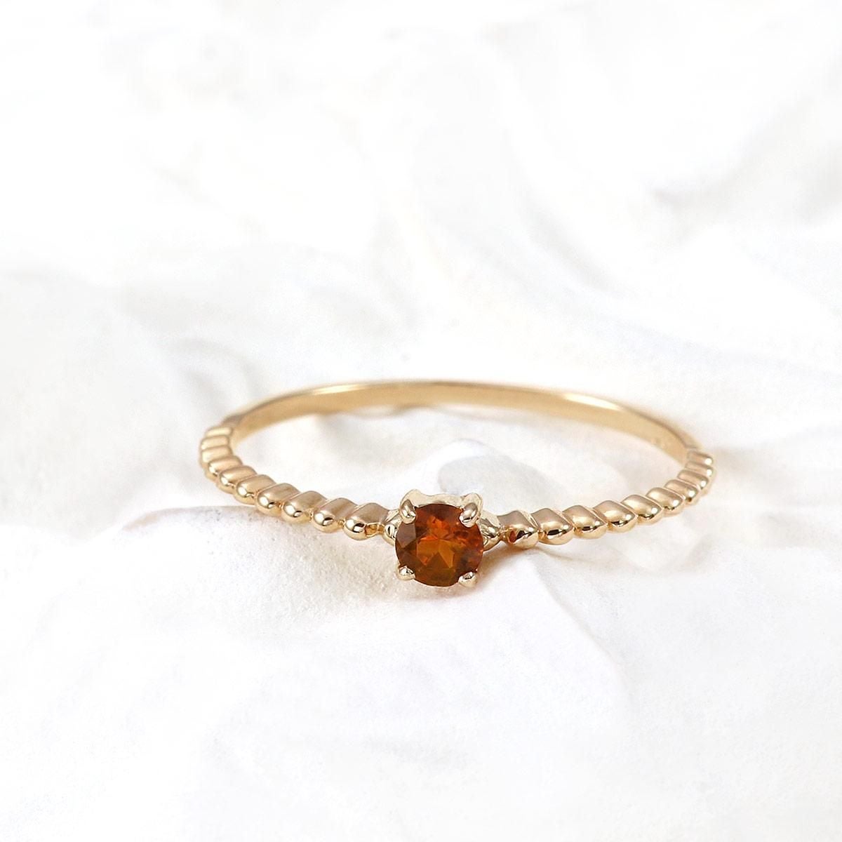 K10YG マデイラシトリンリング_02