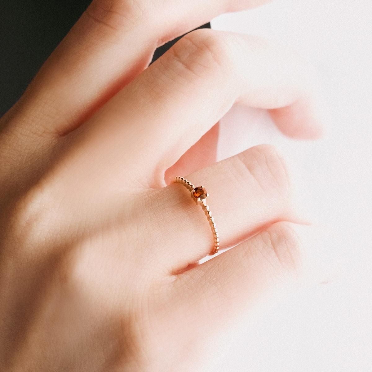 K10YG マデイラシトリンリング_04