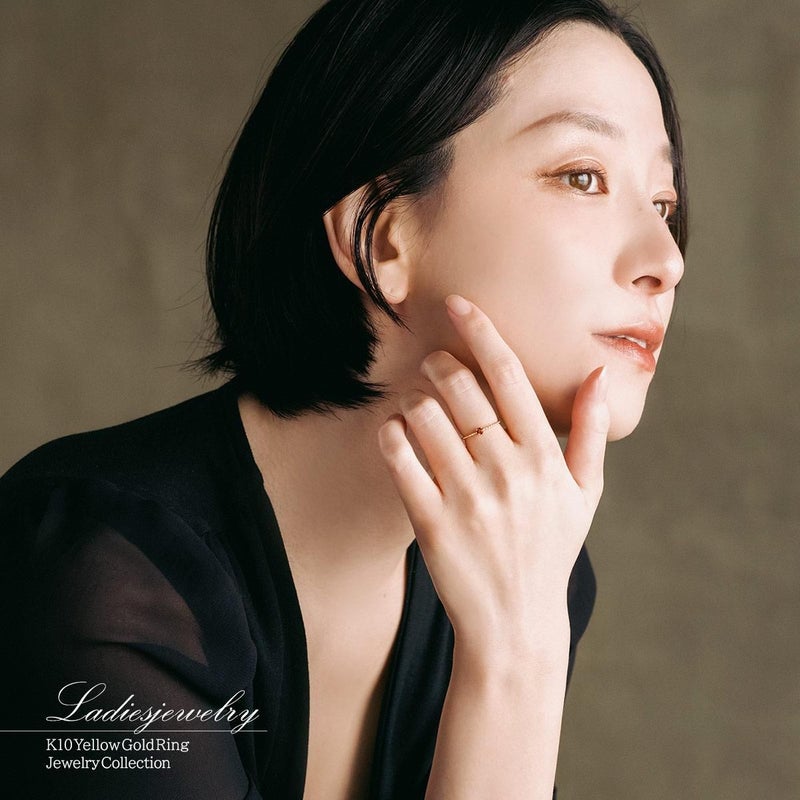 K10YG マデイラシトリンリング_11