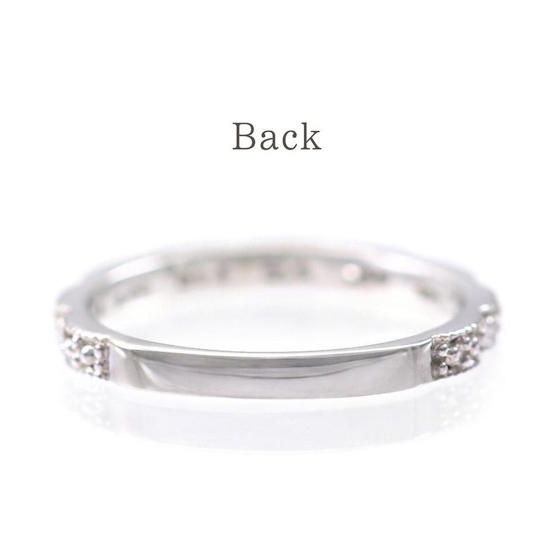 K10WG ダイヤモンド 0.13ct ピンキーリング_09