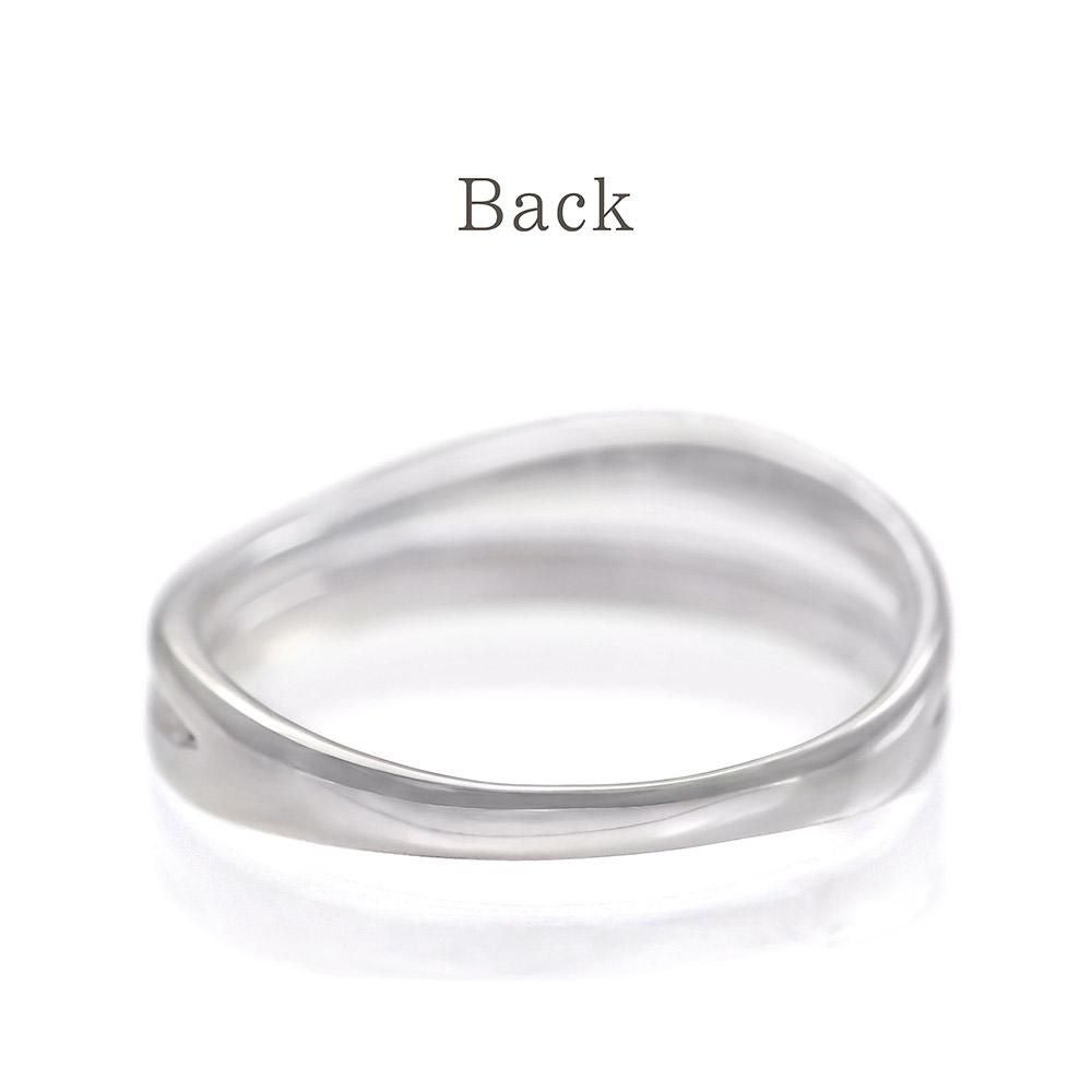 K18WG ダイヤモンド ピンキーリング_10