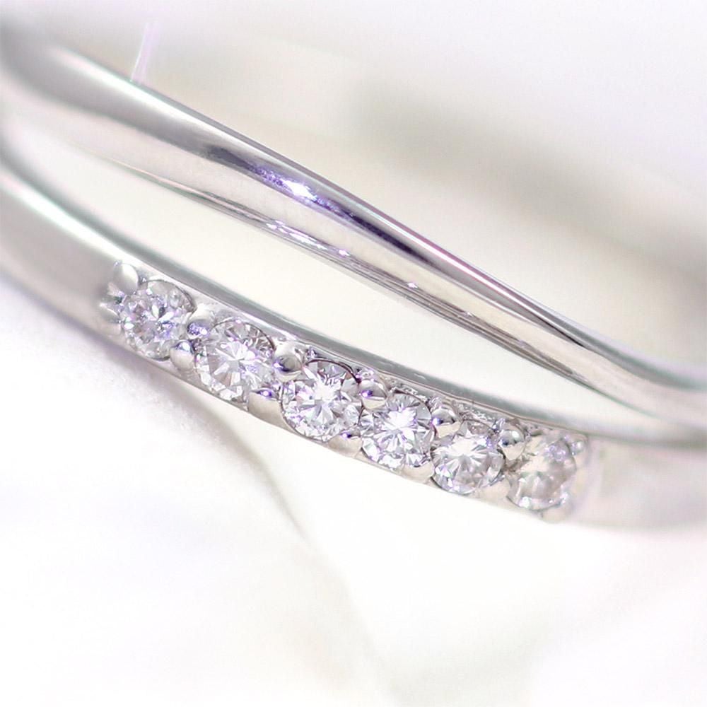 K18WG ダイヤモンド ピンキーリング_12