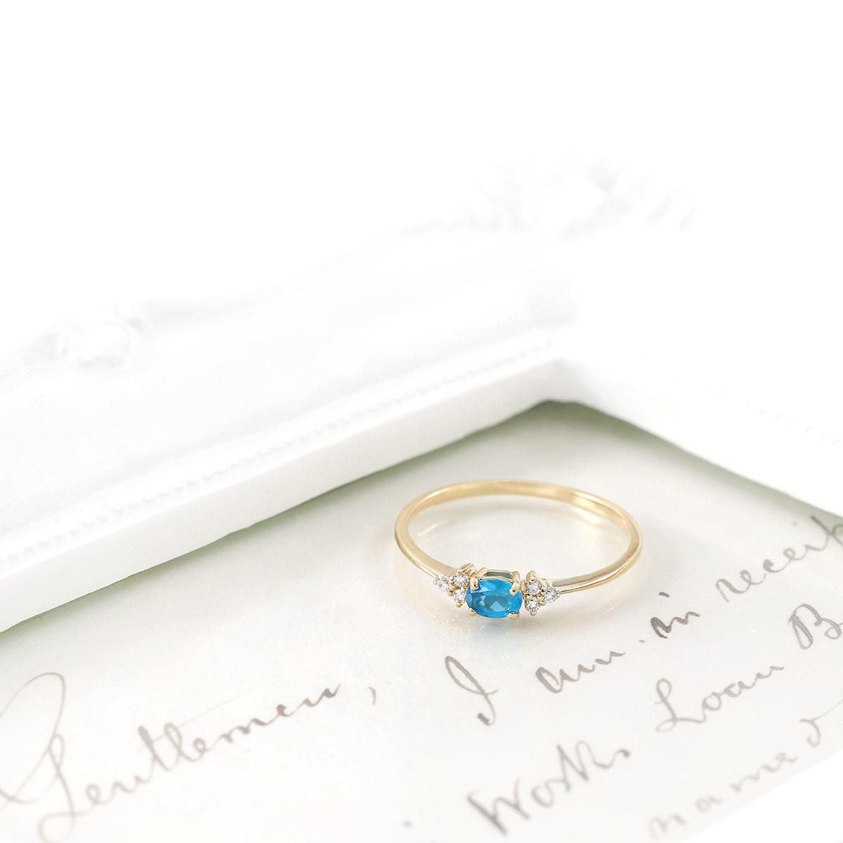 K18YG ダイヤモンド＆アパタイト リング_03