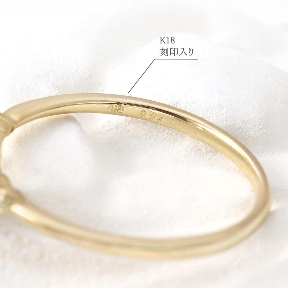 K18YG ダイヤモンド＆モルガナイトリング_05