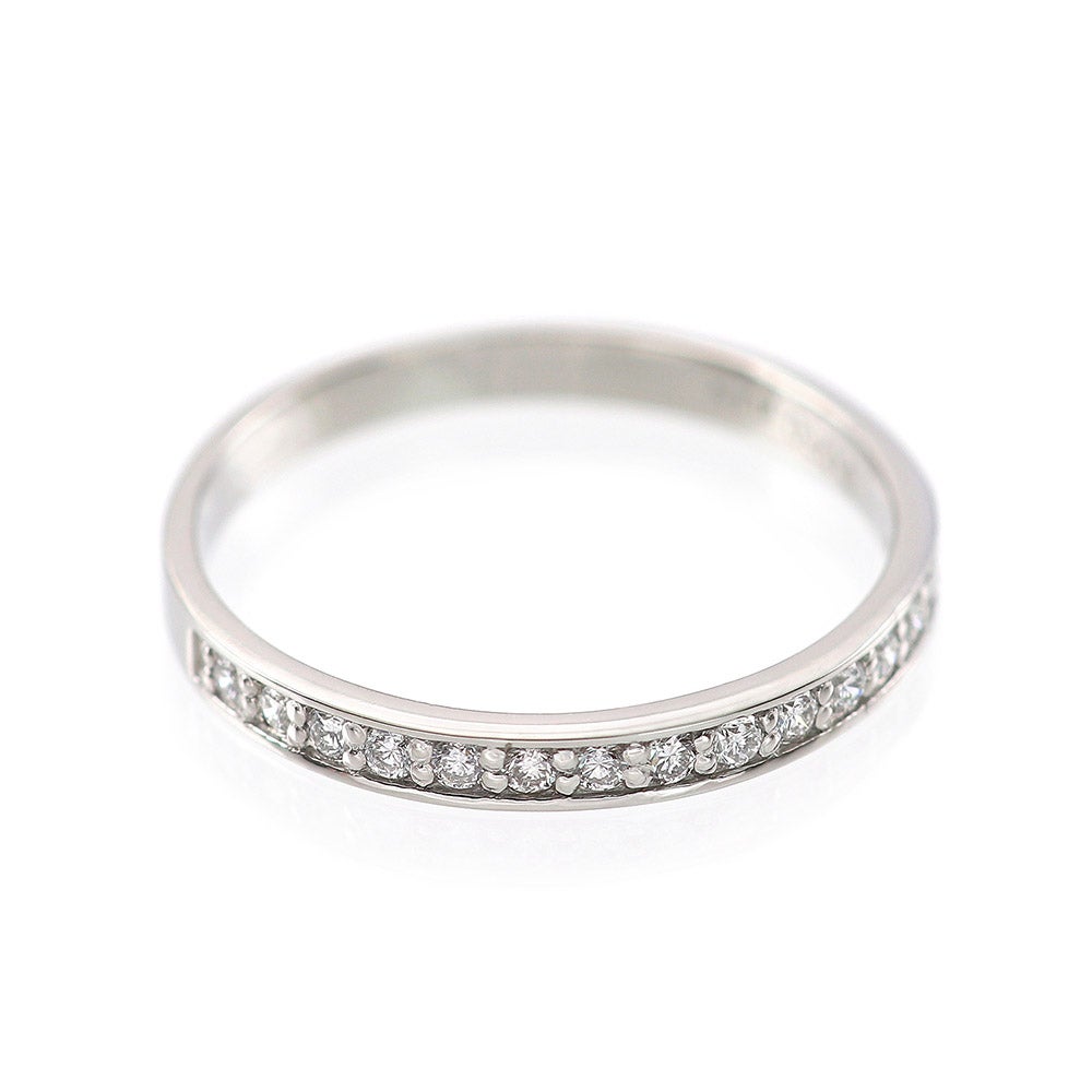 Pt950 ダイヤモンド ハーフエタニティリング_03