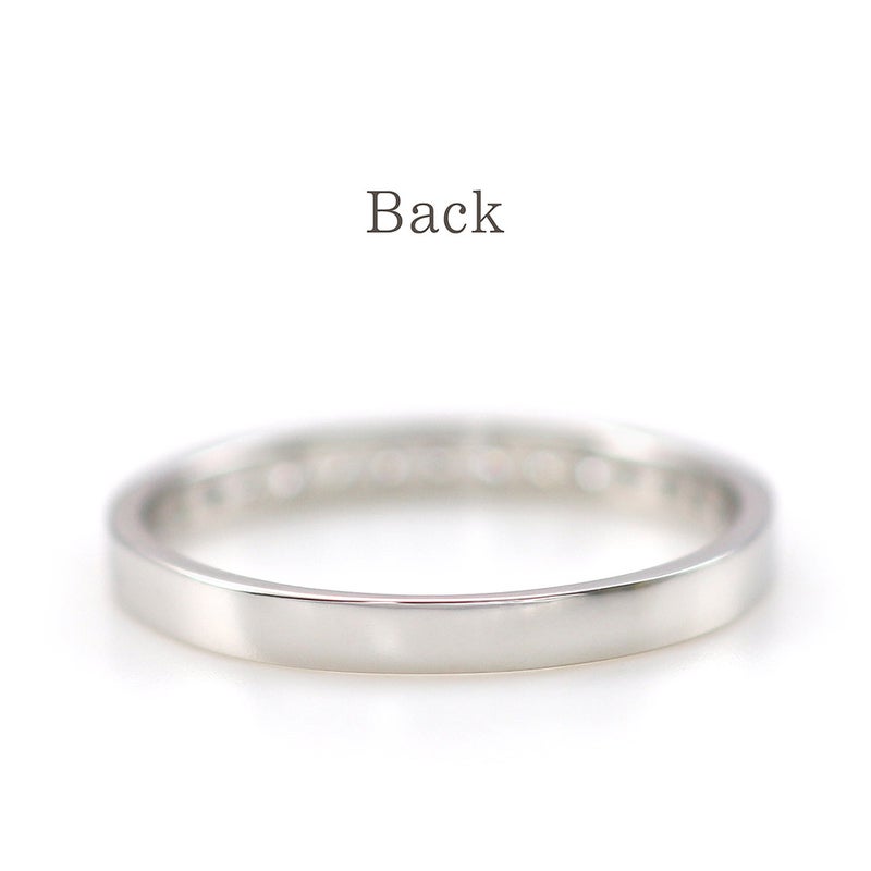 Pt950 ダイヤモンド ハーフエタニティリング_09