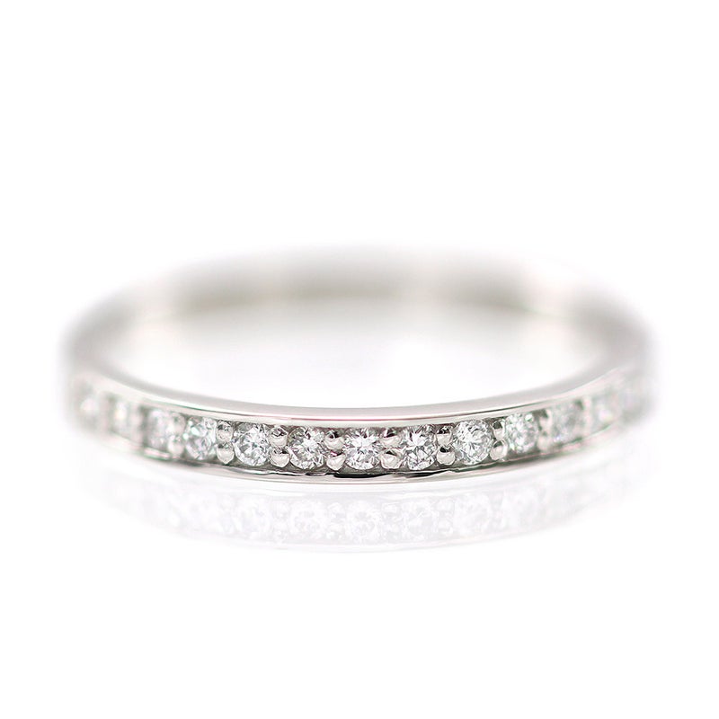 Pt950 ダイヤモンド ハーフエタニティリング_14