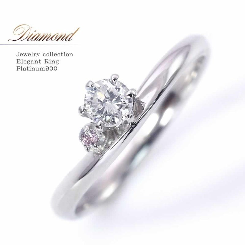 Pt900 ダイヤモンド 0.2ct up Dカラー リング 【製作期間：約30日～40日】_01