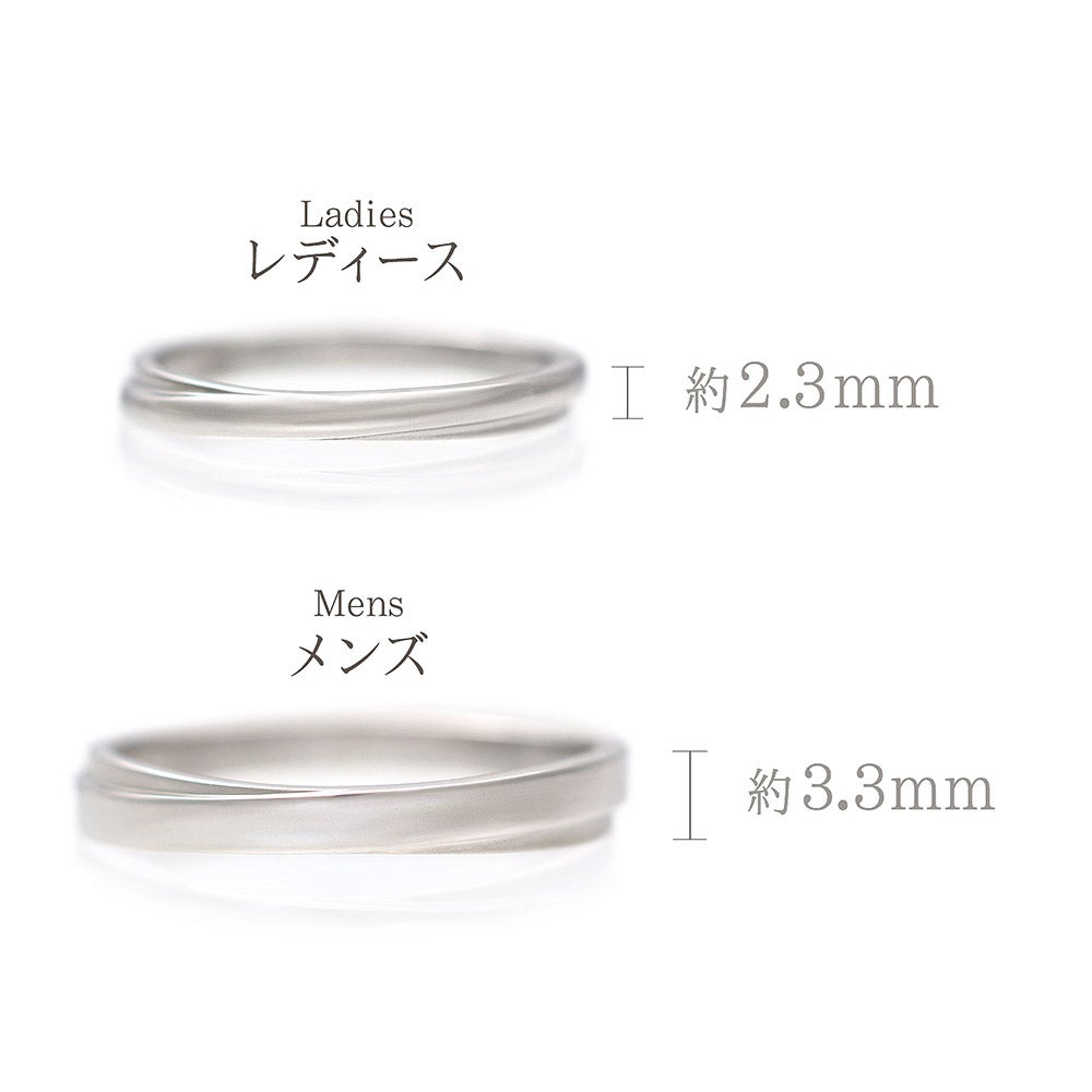 結婚指輪 PertoDeTi プラチナ クロスライン マリッジリング 【納期：約30日】_09