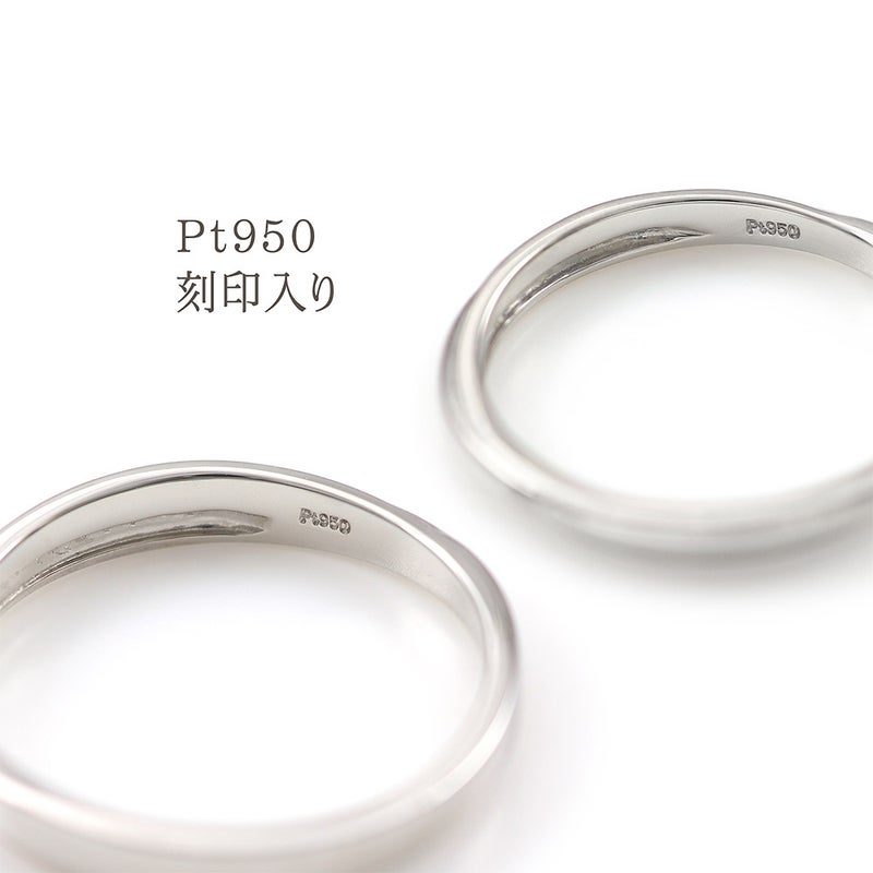 結婚指輪 PertoDeTi プラチナ クロスライン マリッジリング 【納期：約30日】_10