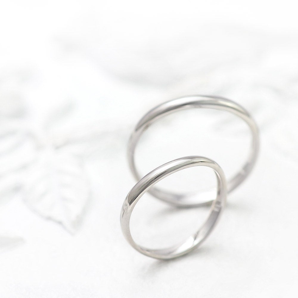 結婚指輪 PertoDeTi プラチナ ウェーブ(くぼみ) マリッジリング 【納期：約30日】_04