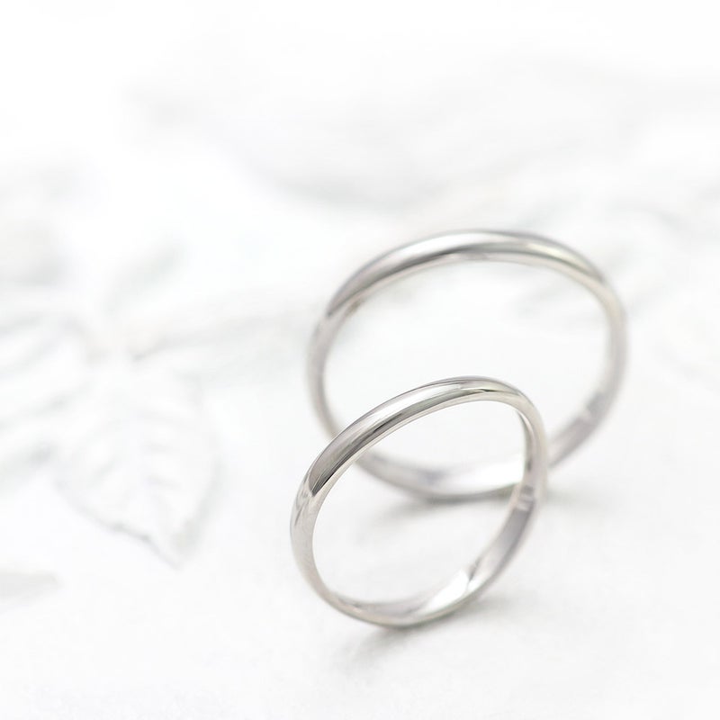 結婚指輪 PertoDeTi プラチナ ウェーブ(くぼみ) マリッジリング 【納期：約30日】_04