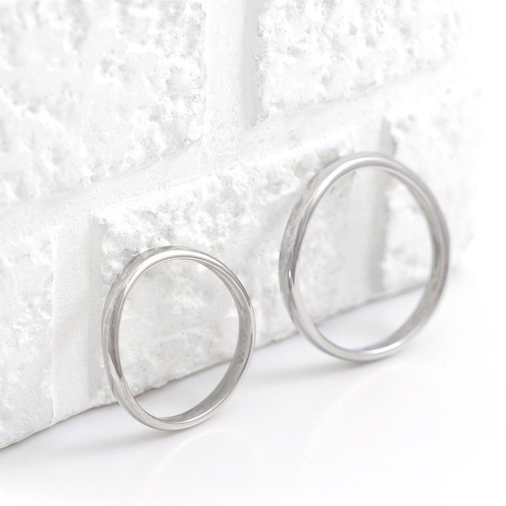 結婚指輪 PertoDeTi プラチナ ウェーブ(くぼみ) マリッジリング 【納期：約30日】_10