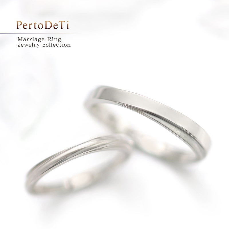 結婚指輪 PertoDeTi プラチナ ウェーブ(くぼみ) マリッジリング 【納期：約30日】_23